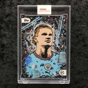 Topps Project 22 Erling Haaland Manchester City FC by Ivan Beslic Soccer Cards - Picture 1 of 2