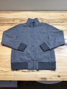 Patagonia Woolyester Fleece Jacket Men Medium Grey Wool Blend Full Zip GorpCore - Bild 1 von 6