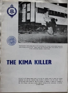 MAN-EATER OF KIMA. DIE TRAGÖDIE VON RYALL, Robert Foran. Ostafrika Eisenbahn, Löwe - Bild 1 von 3