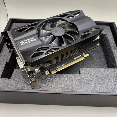 Evga Geforce RTX 2060 XC gaming 6GB GDDR6 HDB fan 06G-PA-2063-KR preowned - Image 1 of 4