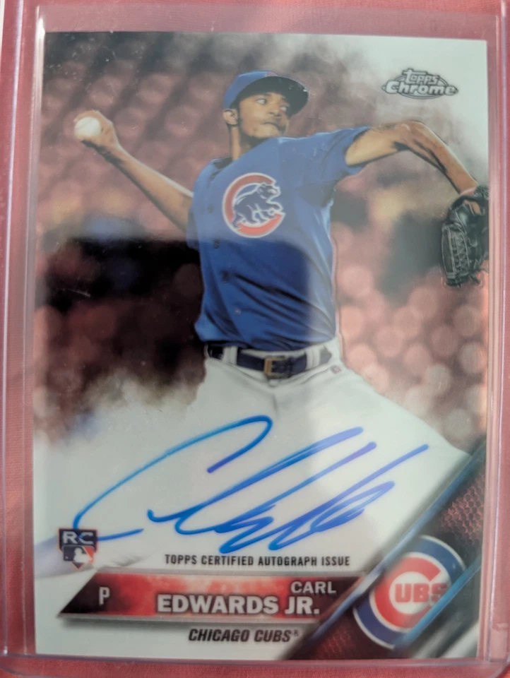 Карта с автографом CARL EDWARDS JR 2016 Topps Chrome PWE - Изображение 1 из 1
