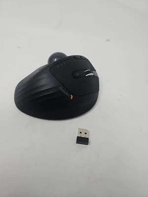 ProtoArc EM01 NL Ergonomic Bluetooth Wireless Trackball Mouse Rollerball W/dongl - Image 1 of 4