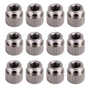 15 Pcs Feed Wheel Groove Steel Pulley Printer Filament Drive Gear - Afbeelding 1 van 12