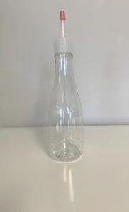 Botellas exprimidoras de plástico Woozy de 8 oz (24-410) con tapa giratoria dispensadora de boquilla Yorker - Imagen 1 de 6