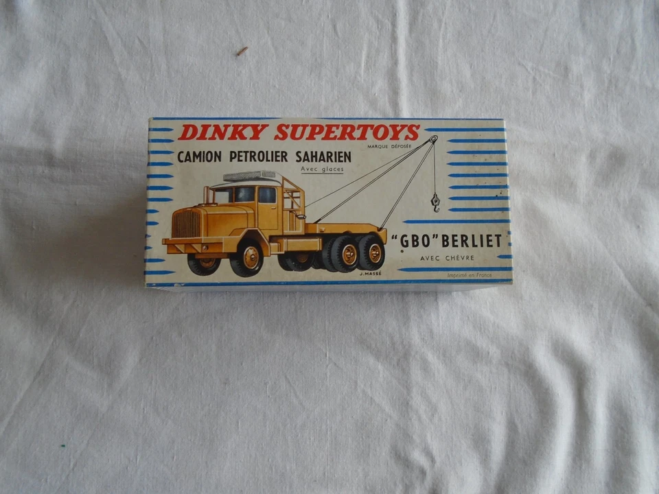 Dinky Supertoys Camion petolier saharien GBO Berliet - Photo 1/4