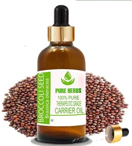 Pure Herbs Broccoli Seed 100% Pure & Natural Brassica Oleracea Carrier Oil jK077 - Picture 1 of 62
