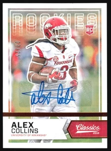 2016 Panini Classics Alex Collins Rookie Autogramm /25 #236 - Bild 1 von 2