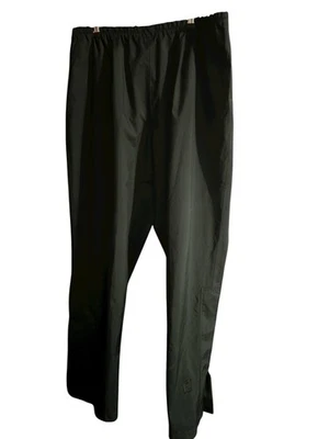 Pantalones de lluvia de golf FootJoy DryJoys para hombre XL negros elásticos impermeables a presión al tobillo Foto 1 de 4