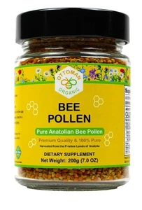 Superalimento puro de polen de abeja orgánico otomano para apoyo inmunológico vitaminas ricas 7 OZ - Imagen 1 de 7