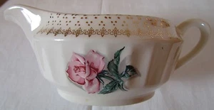 Vintage W.S. George Milchkännchen 5 rosa rosegold filigraner Rand wunderschön - Bild 1 von 7