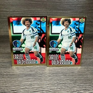 2x Deck Superior Bandai MLS - Tarjeta Dorada - 1997 - Carlos Valderrama - Tampa Bay Munity - Imagen 1 de 6