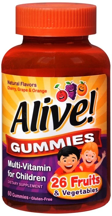 ALIVE KIDS MULTI GUMMY 60CT NATURES WAY - Image 1 of 1
