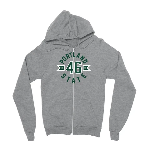Venley Official NCAA Portland State Vikings '46 Zip Hoodie Cover