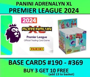 Panini Adrenalyn XL Premier League 2024 2023-2024 -  Base Cards #190 - #369