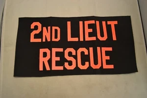 GLOBE Second Lieutenant Rescue Sew-on Patch - Picture 1 of 2