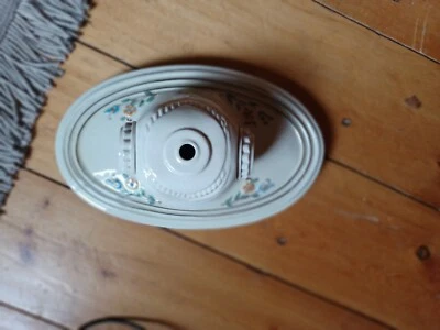 Lámpara de pared porcelana vintage Poreclier 2 lámparas Foto 1 de 3