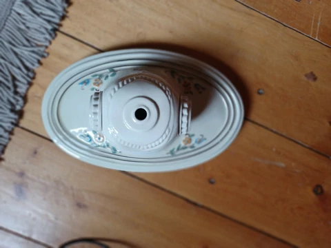vintage Poreclier 2-lamp porcelain wall lamp Cover