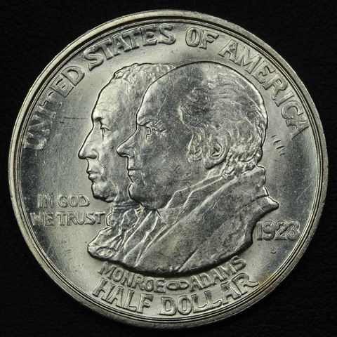 1923 S Monroe Doctrine Silver Commemorative Half Dollar Cover