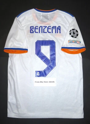 Camiseta deportiva Adidas Real Madrid Karim Benzema Home UCL 2021-2022 GQ1359 Foto 1 de 4