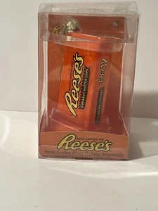 TAZAS DE MANTEQUILLA DE MANÍ REESE’S VIDRIO HERSHEYS ADORNO DE NAVIDAD KURT S. ADLER - Imagen 1 de 6