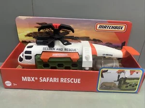 Matchbox MBX Safari Rescue "Fly the Rhino to Safety! NEW - Picture 1 of 6
