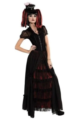Pleasant Nightmares The Bloodline Adult Women Halloween Costume Skirt/Hat NEW - Image 1 of 2