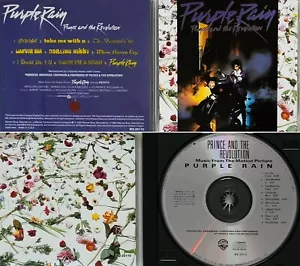 PRINCE *VG+* "PURPLE RAIN" CIRCA 1980s US WARNER BROS. (W2-25110) CD - Imagen 1 de 1