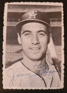 1969 Topps Baseball Deckled Edge Jim Fregosi Angels # 5 - Authentic Autograph  - Bild 1 von 2