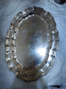 BANDEJA PARA SERVIR FRANK SMITH CHIPPENDALE PLATA ESTERLINA 925 - Imagen 1 de 7