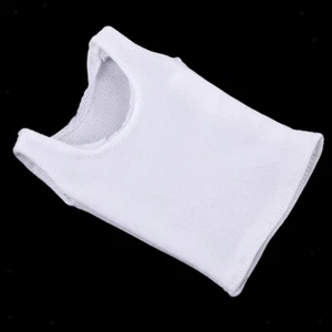 1/6 White Top Weste T Shirts Ärmellos für 12 '' JIAOU DOLL Female Figure Toy