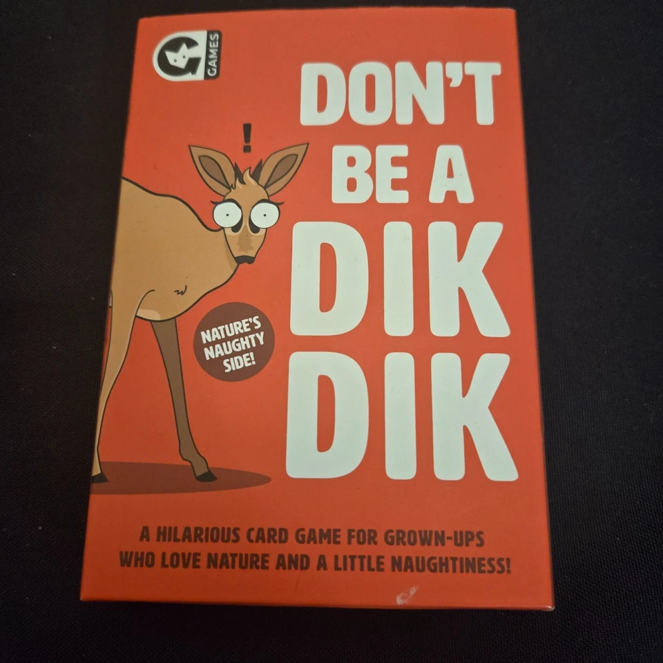 Don't Be A Dik Dik Adult Card Game - Image 1 of 1