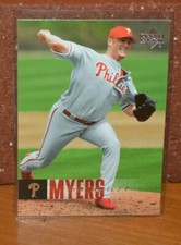 BASEBALL CARD UPPER DECK 2006 BRETT MYERS PHILADELPHIA PHILLIES