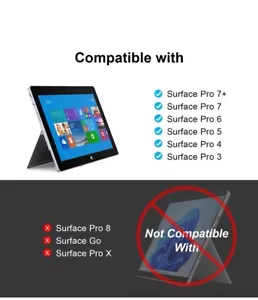 Keyboard Microsof Surface Pro 3/4/5/6/7 Bluetooth Backlit - Picture 1 of 3