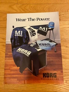 Korg Electronic Musical Instruments Wearables Clothing Gear Hat Tshirt Catalog - Picture 1 of 2