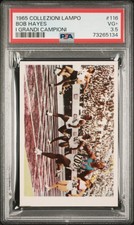 PSA 3.5 VG+ Bob Hayes 1965 Collezioni Lampo #116 Rookie Card I Grandi Campioni