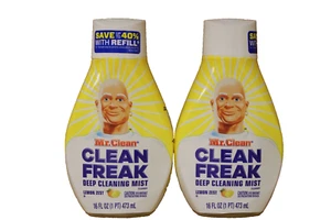 (2-Pack) Mr Clean Freak Bathroom Deep Cleaning Mist Lemon Zest 16 Oz (REFILL) - Picture 1 of 2