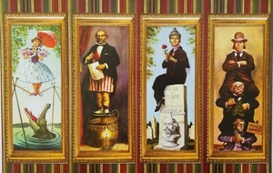 HM Stretching Portraits Disneyland Disney Haunted Mansion Poster NON GLOSSY - Picture 1 of 8
