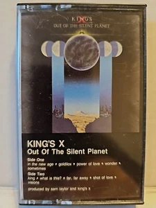 KING'S X - OUT OF THE SILENT PLANET Cassette 1988 OOP RARE HTF - Picture 1 of 6