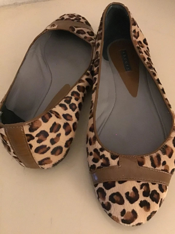 Theory women leopard ballet flats US 6.5 Euro 36.5 - Image 1 of 4
