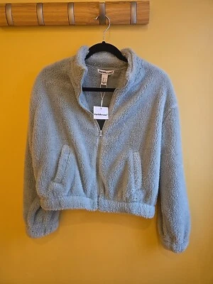 NEW NWT CHARLOTTE RUSSE SWEATSHIRT - SIZE S 14 - MINT GREEN - Imagem 1 de 4