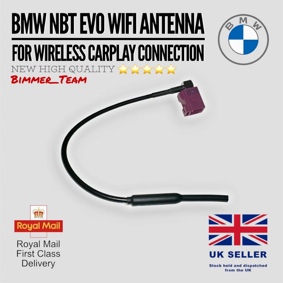 BMW NBT EVO ID5 ID6 Antena Aérea Bluetooth WiFi FAKRA CARPLAY Retrofit Foto 1 de 1
