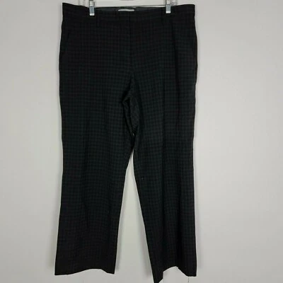 Pantalones de vestir GAP para mujer talla 16 gris a cuadros pantalones perfectos elásticos pierna recta Foto 1 de 4