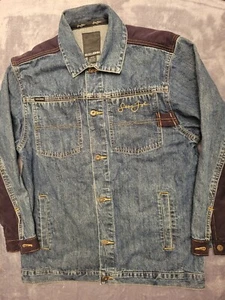 Vintage Sean John Denim Jean Jacket Youth Large 16 18 Y2K 90s Retro Grunge Rock - Picture 1 of 10