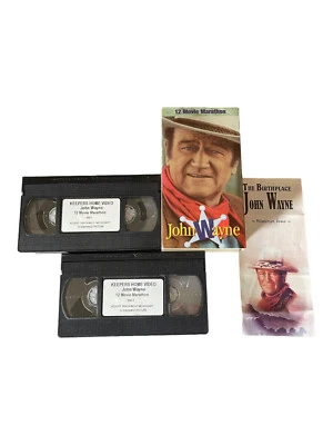 John Wayne 12 Movie Marathon, Dawn Rider, Lucky Tazan, Randy Rides Alone +9 More - Image 1 of 4
