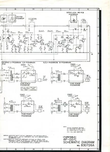 Vintage Akai Model AP-D2/C Schematic Diagram - Imagen 1 de 1
