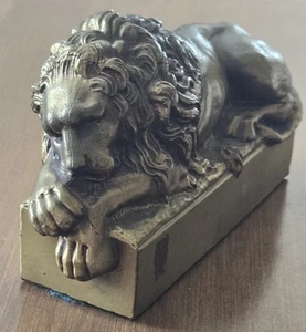 Figura León Vintage Latón Antonio Canova 1757-1822 - Imagen 1 de 12