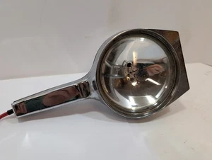 Vintage GE Handheld Spotlight Chrome 12V Car Truck Boat Works - Picture 1 of 7