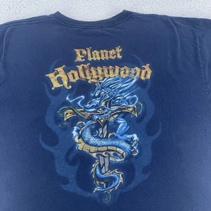 Planet Hollywood Shirt Mens 2XL Dragon Sword Graphic Honolulu Vintage Tee - Picture 1 of 11