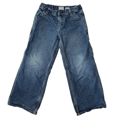 Pantalones de mezclilla OshKosh Bgosh para niños 6 azul husky cintura ajustable Foto 1 de 4