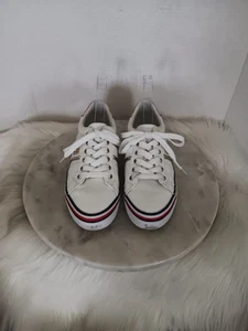 Tommy Hilfiger Mujer Talla 7.5M Moda Tenis Zapatos TWFENTII Blanco Multicolor  - Imagen 1 de 15